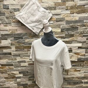 NEW SET 2 Free Assembly Women's White Top